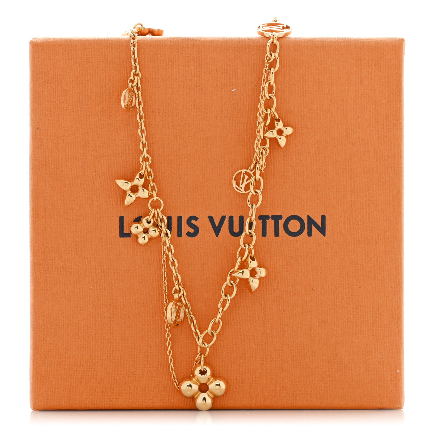 Metal Blooming Supple Necklace Gold