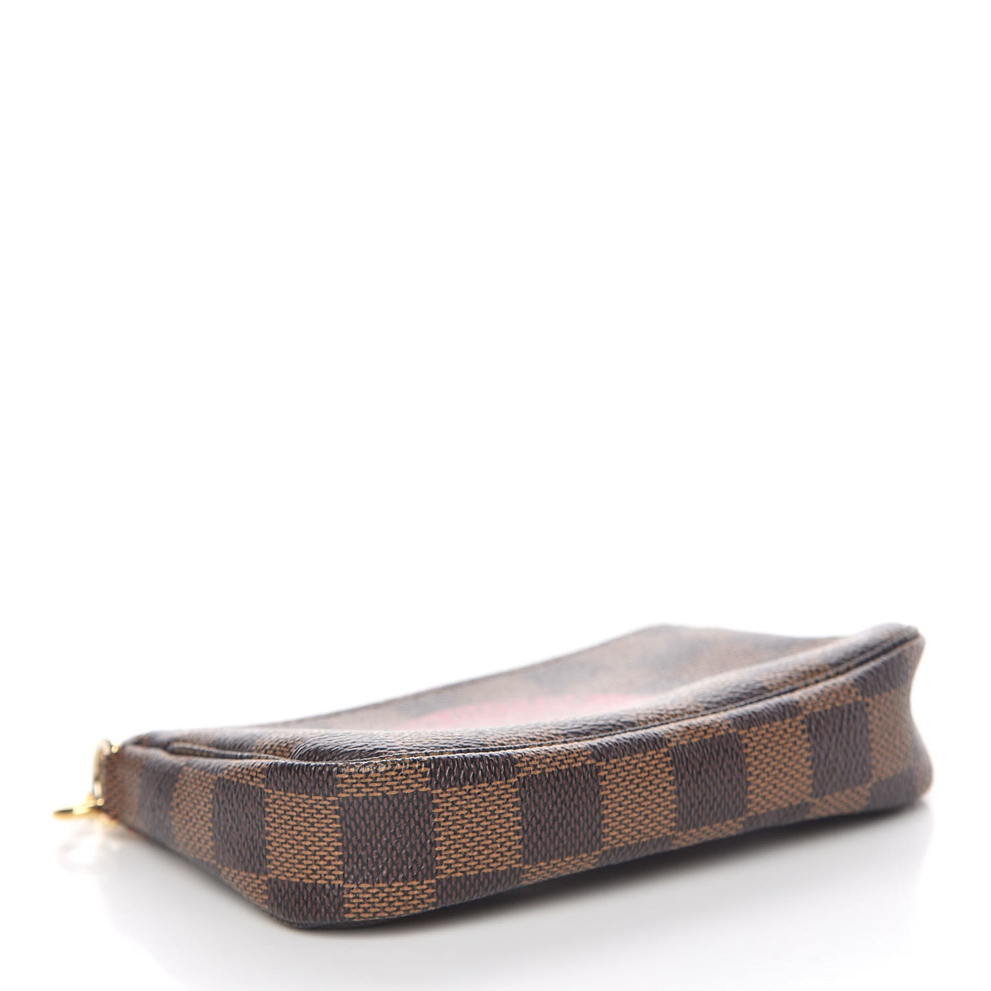 Damier Ebene Complice Trunks and Bags Mini Pochette Accessories Red