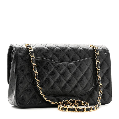 Chanel Caviar Quilted Medium Double Flap Black 3 of 11