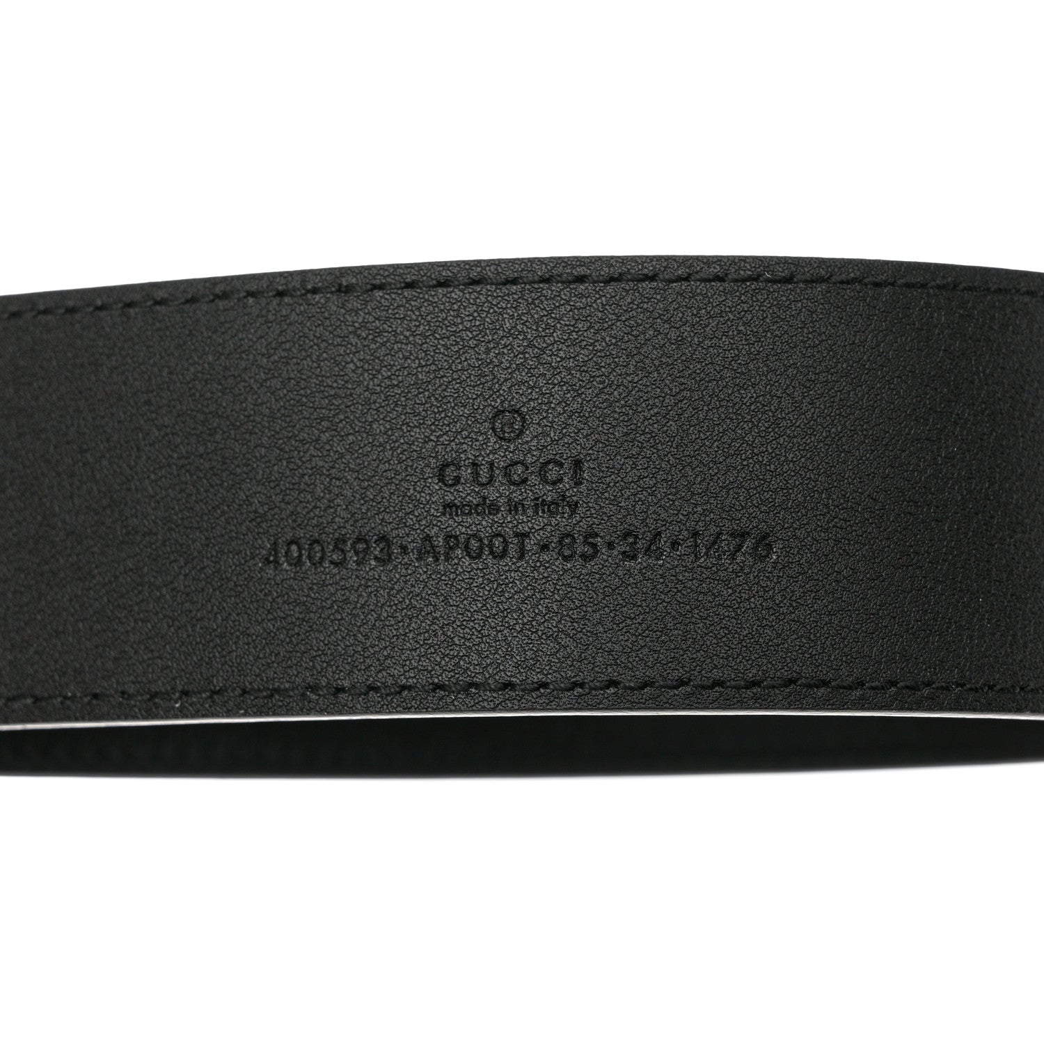 Gucci Calfskin Double G 40mm Belt 85 34 Black 3 of 6