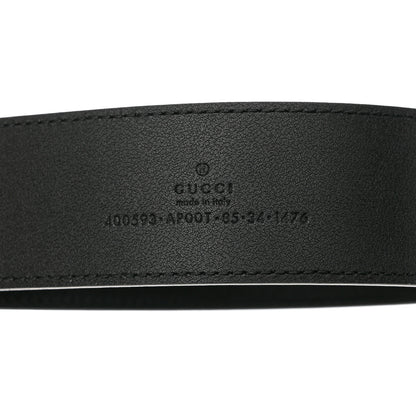 Gucci Calfskin Double G 40mm Belt 85 34 Black 3 of 6