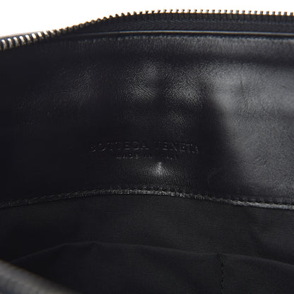 Bottega Veneta Calfskin Intrecciato Small Document Pouch Black 6 of 9