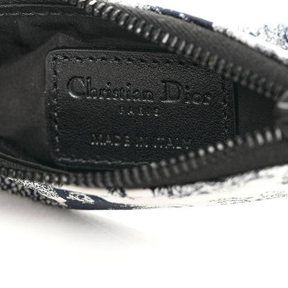 Christian Dior Technical Fabric Embroidered Toile De Jouy DiorTravel Multifunction Pouch Blue 11 of 15