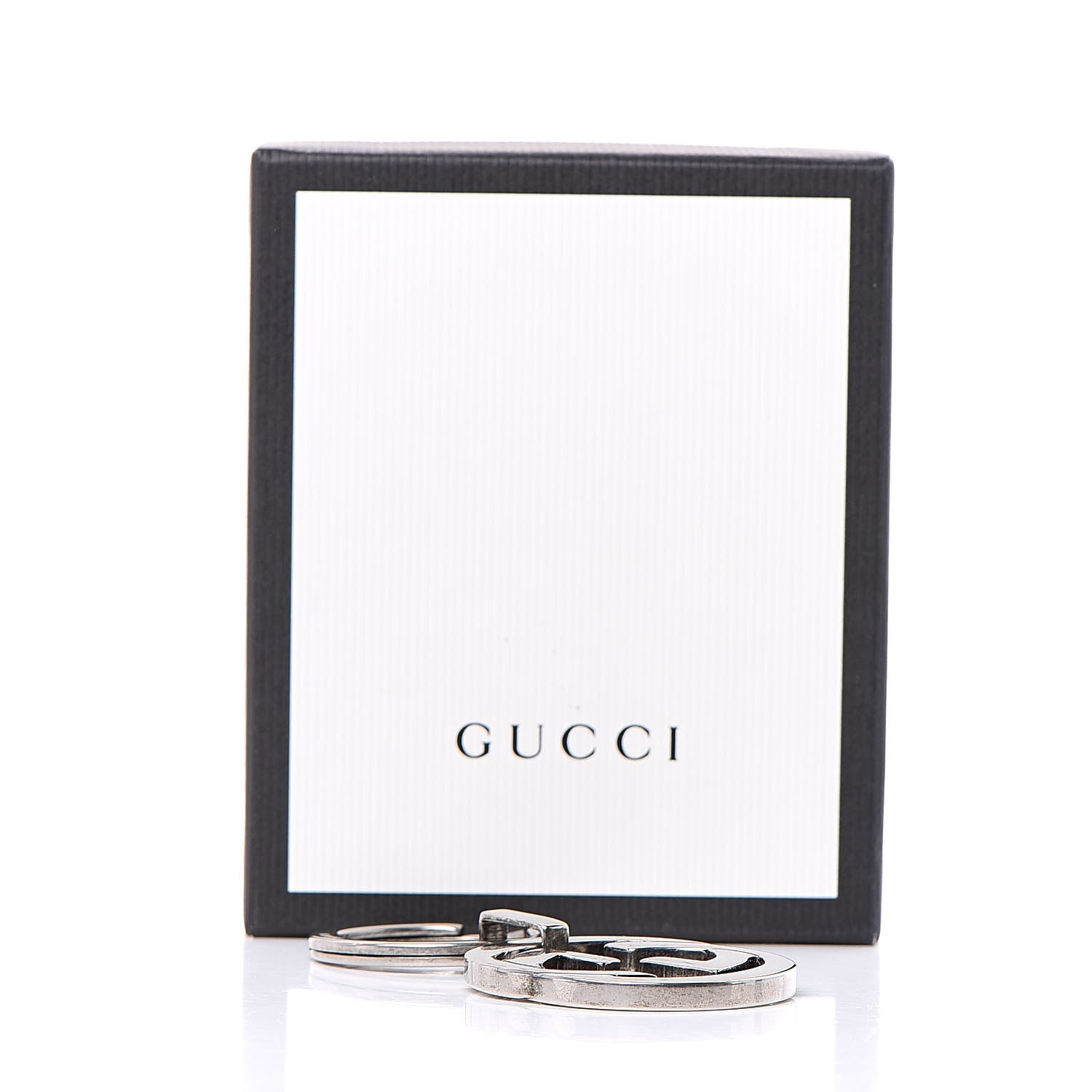 Gucci Metal Interlocking GG Key Charm Silver 5 of 5