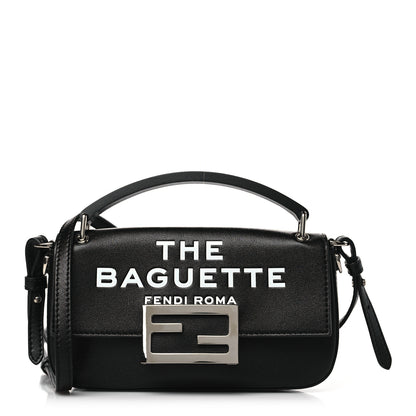 Fendi X MARC JACOBS Nappa Logo Phone Baguette Black 1 of 9