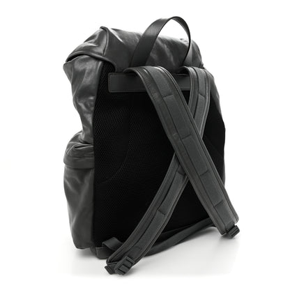 Gucci Calfskin Monochrome Double G Backpack Grey 3 of 10