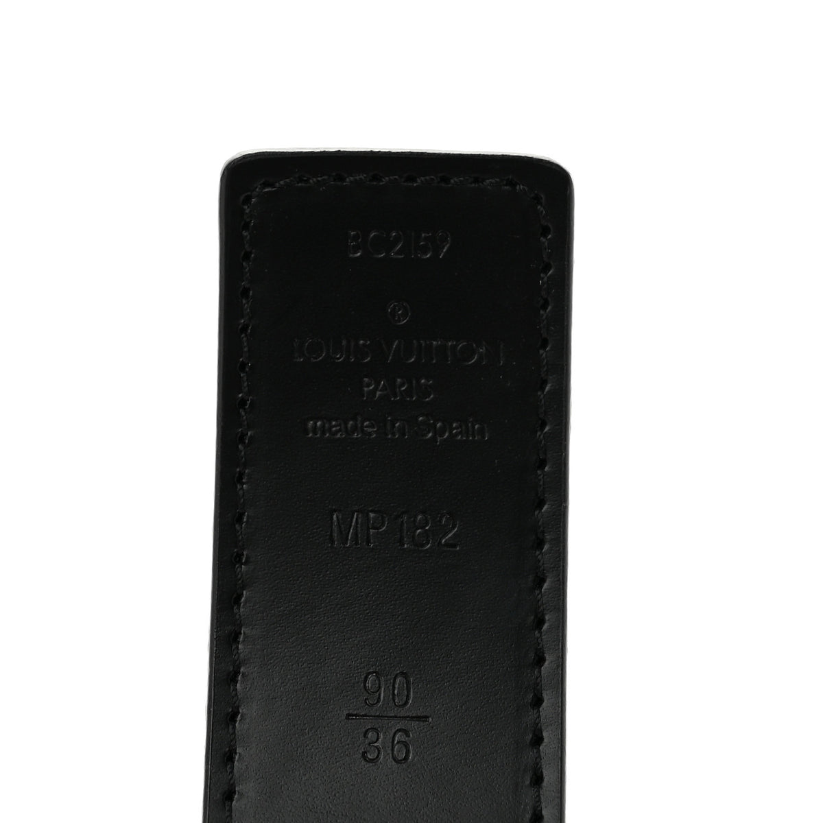 Damier Monogram 30mm Belt 90 36