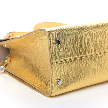 Christian Dior Metallic Goatskin Medium Diorever Flap Gold 8 of 9