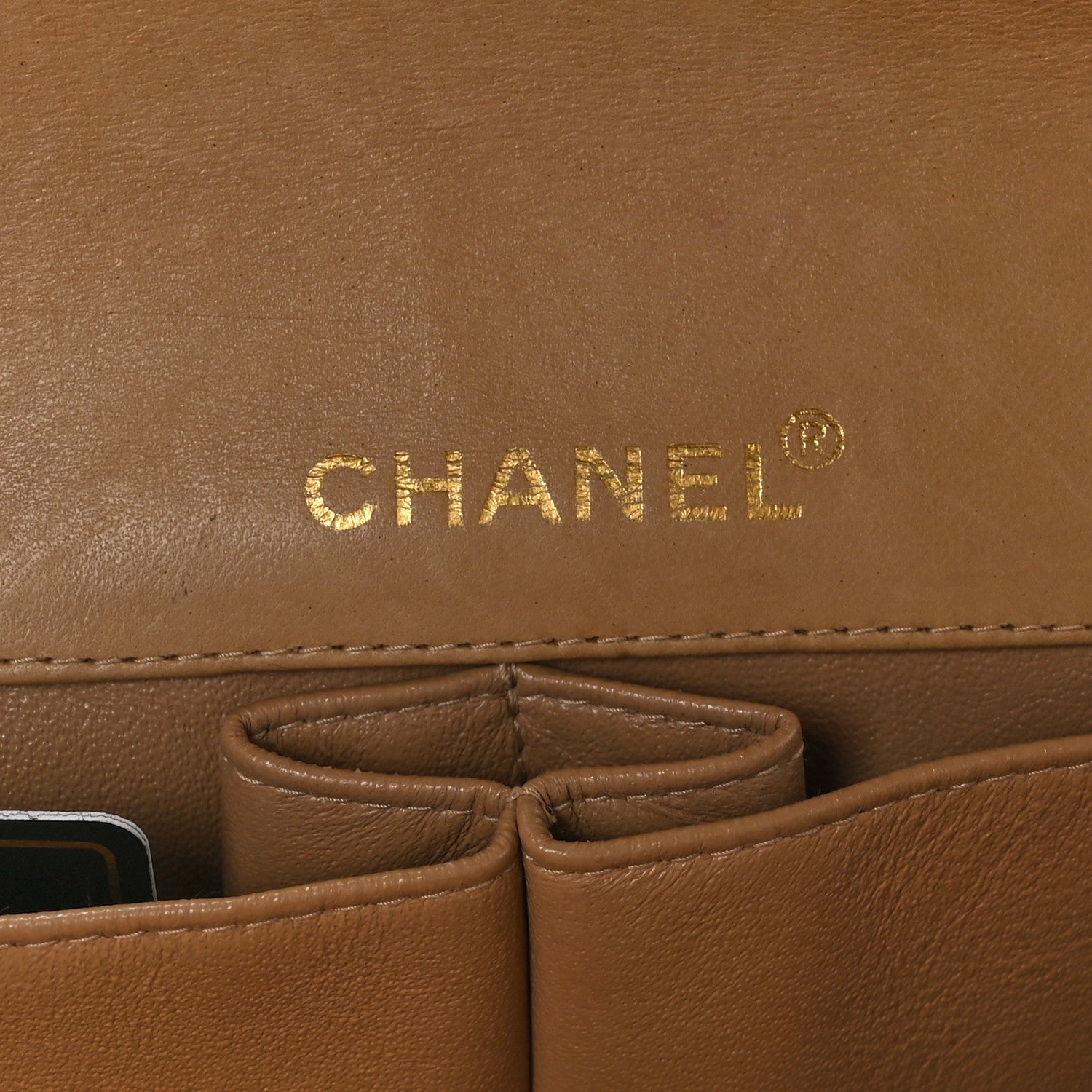 Chanel Lambskin East West Chocolate Bar Flap Beige 6 of 9