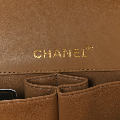 Chanel Lambskin East West Chocolate Bar Flap Beige 6 of 9