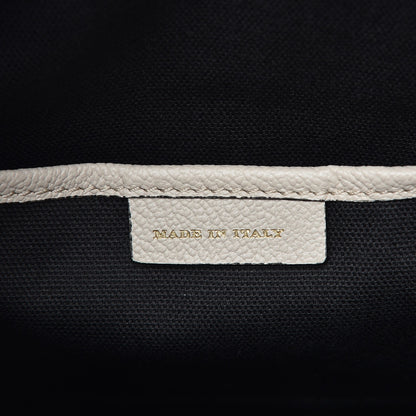 Burberry Soft Grain Calfskin House Check Small Helmsley Crossbody Limestone 6 of 10