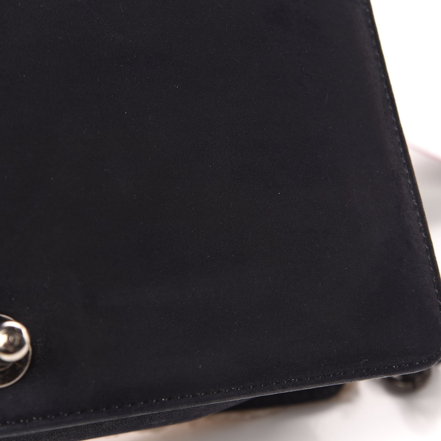 Shearling Iridescent Calfskin Medium Boy Flap Navy