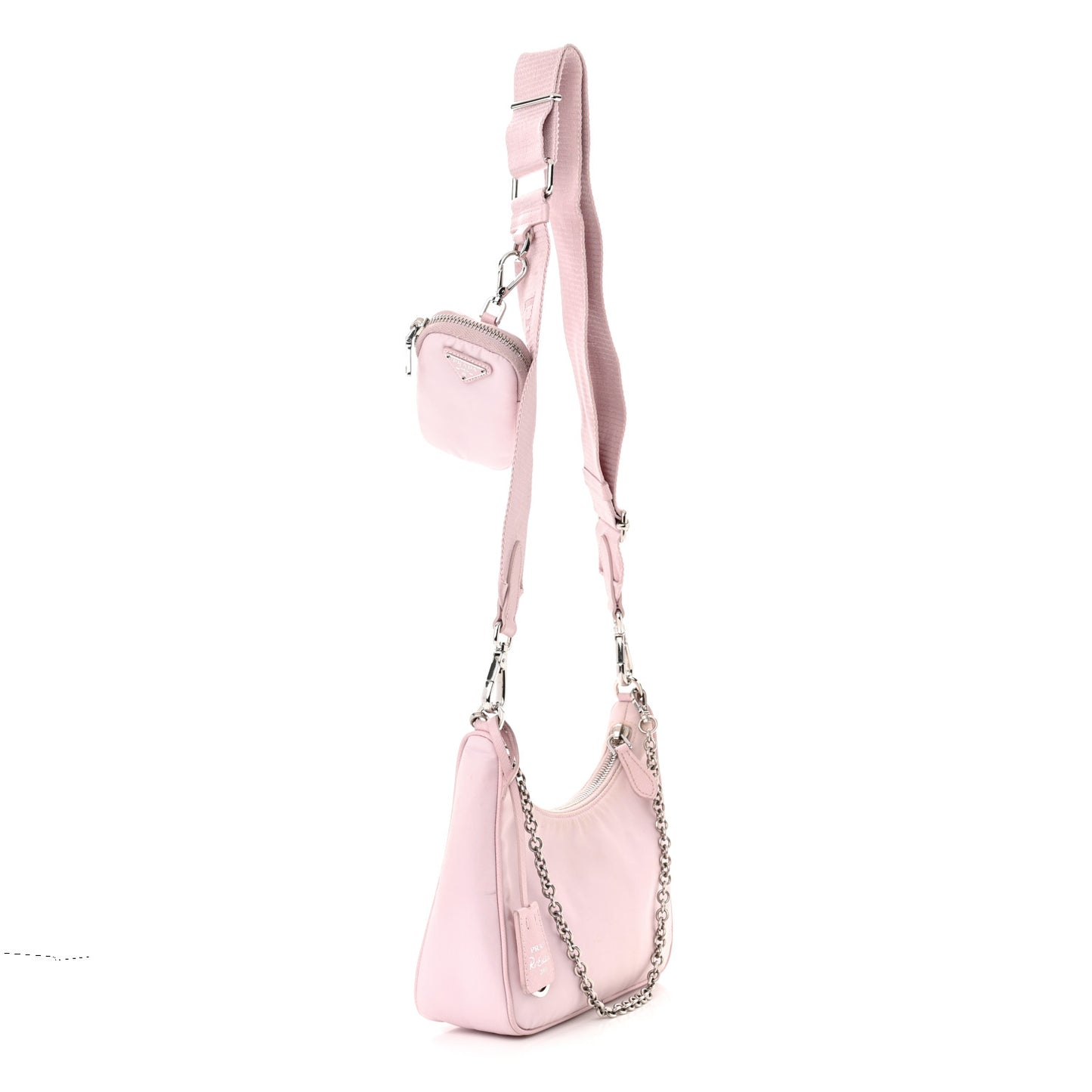 Nylon Re-Edition 2005 Shoulder Bag Alabastro