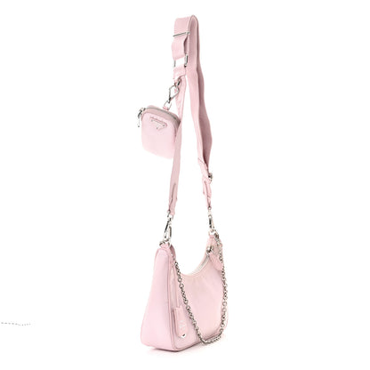 Prada Nylon Re-Edition 2005 Shoulder Bag Alabastro 3 of 14
