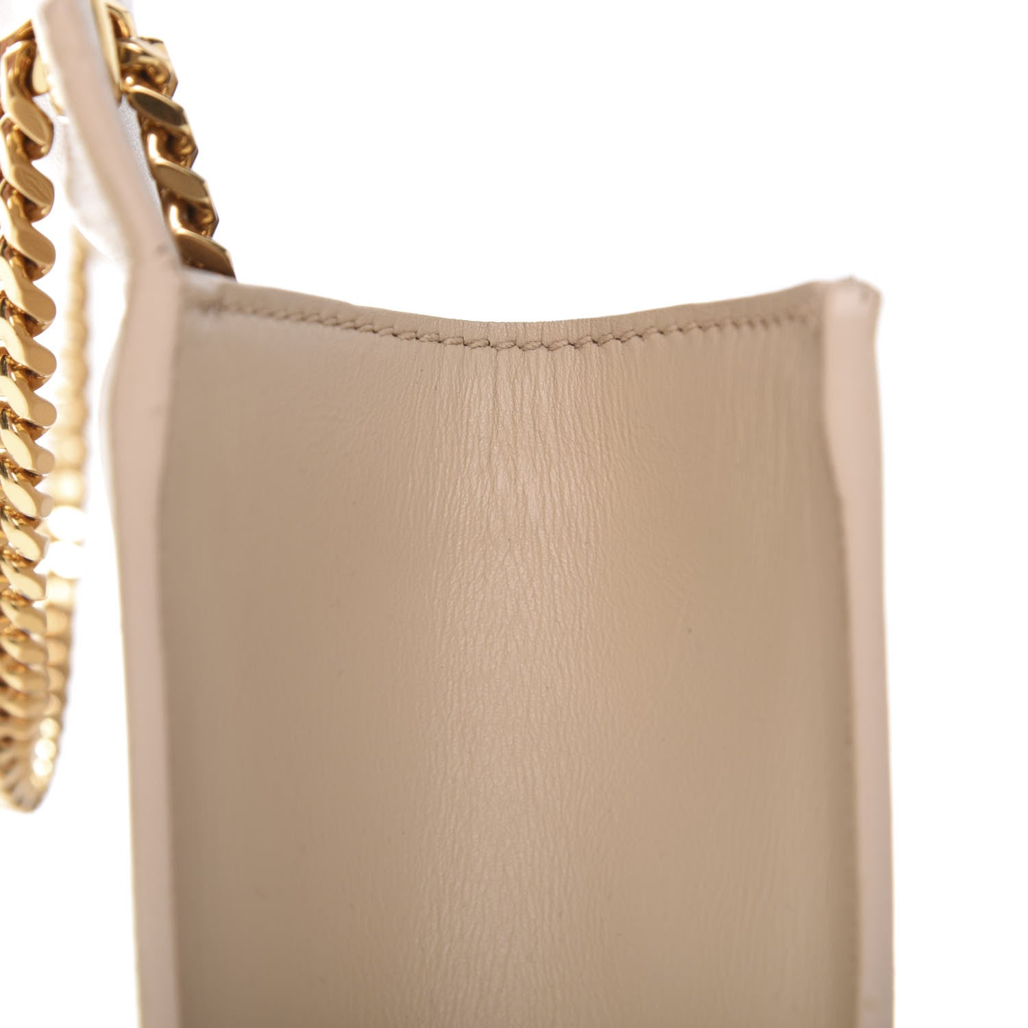 Saint Laurent Smooth Calfskin Medium Classic Monogram Kate Tassel Satchel Nude Powder 11 of 11