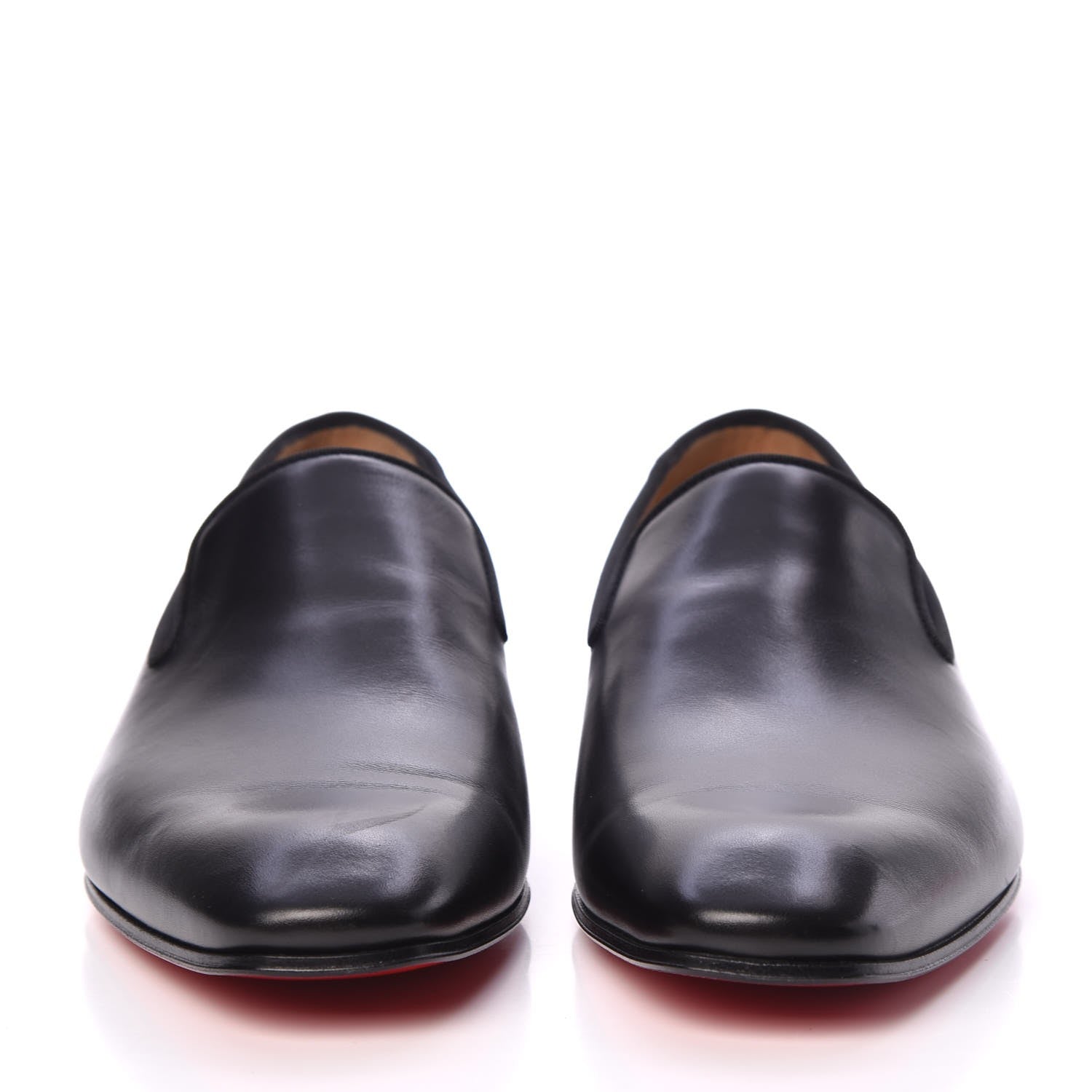 Christian Louboutin Mens Calfskin Dandelion Flat Loafers 42 Black 2 of 8