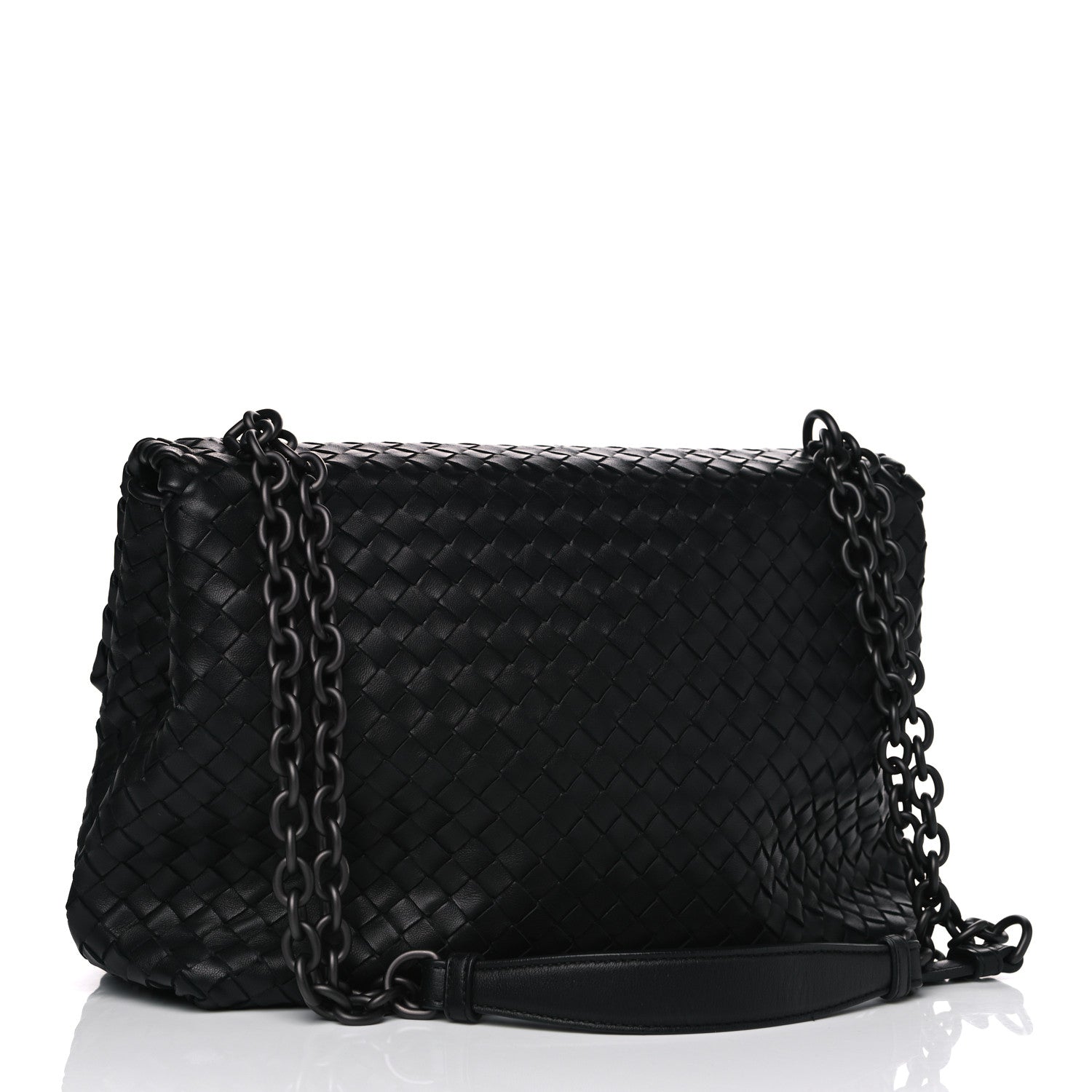 Bottega Veneta Nappa Intrecciato Large Olimpia Bag Black 2 of 4