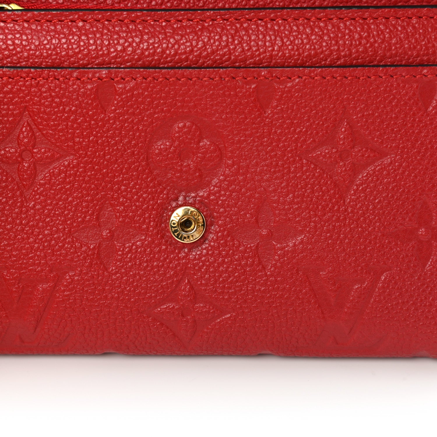 Louis Vuitton Empreinte Compact Curieuse Wallet Cherry 10 of 12