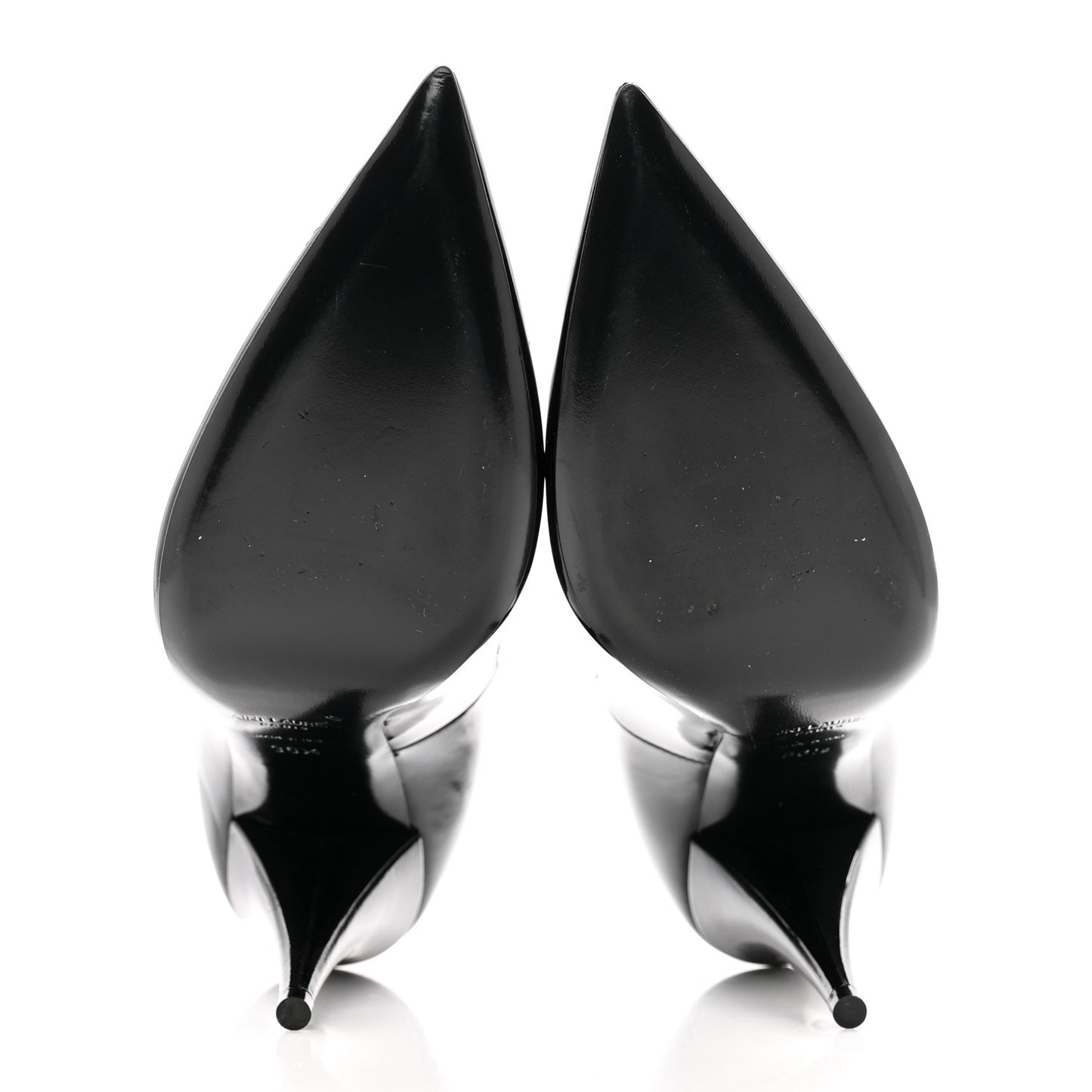 Patent Calfskin Kiki 100 Pumps 36.5 Black