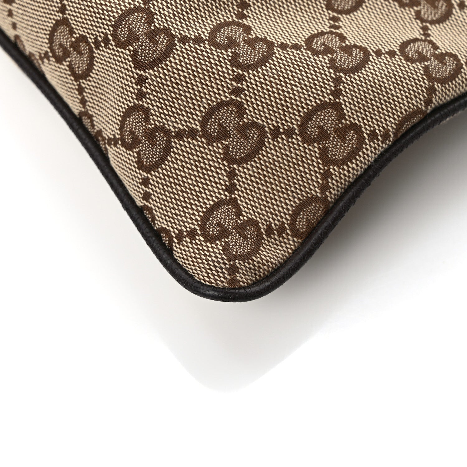 Gucci Monogram Web Small Flat Messenger Bag Brown 11 of 11