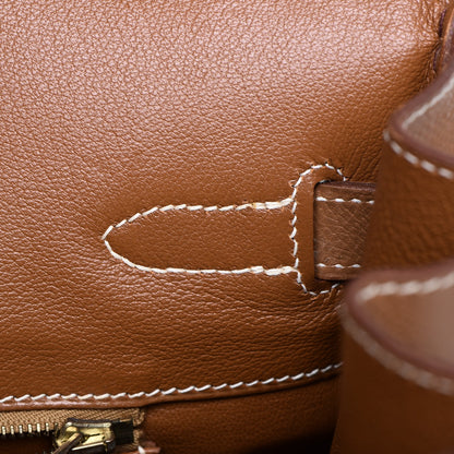 Hermes Courchevel Birkin 35 Gold 9 of 24