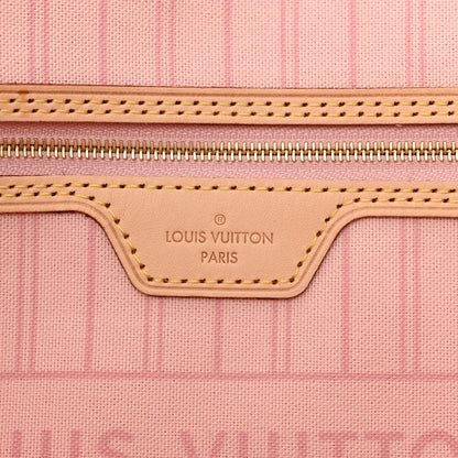 Louis Vuitton Damier Azur Neo Neverfull GM Rose Ballerine 6 of 11