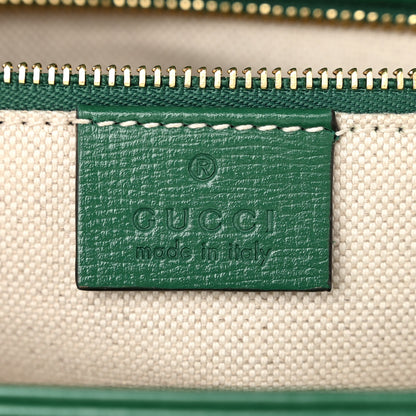 Gucci Azalea Calfskin Horsebit 1955 Shoulder Bag New Shamarock Emerald 6 of 12