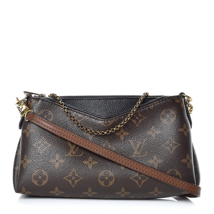 Louis Vuitton Monogram Pallas Clutch Black 1 of 11
