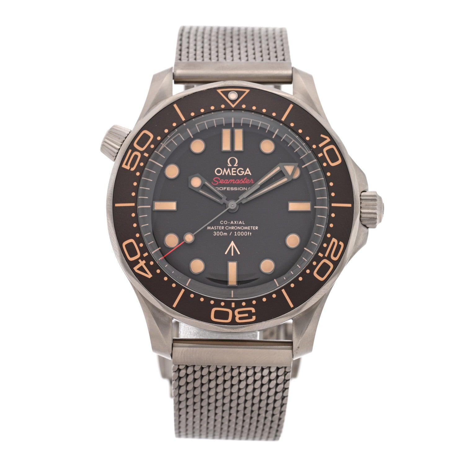 Omega Titanium 42mm Seamaster Diver 300M 007 Automatic Watch Black 210.90.42.20.01.001 1 of 5