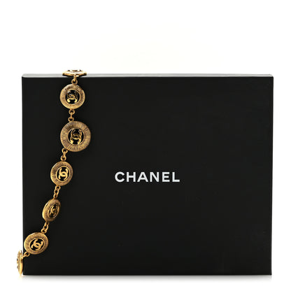 Chanel Metal CC Medallion Necklace Gold 7 of 7