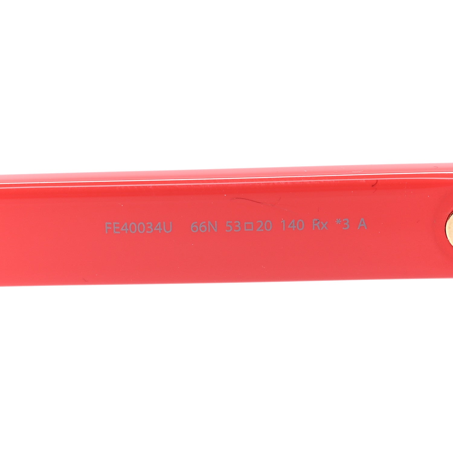 Fendi Acetate Feel Sunglasses FE40034U Coral 6 of 6