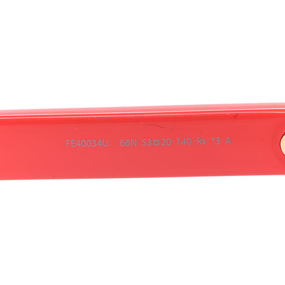 Fendi Acetate Feel Sunglasses FE40034U Coral 6 of 6