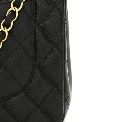 Chanel Caviar Quilted Jumbo Double Flap Black 15 of 17