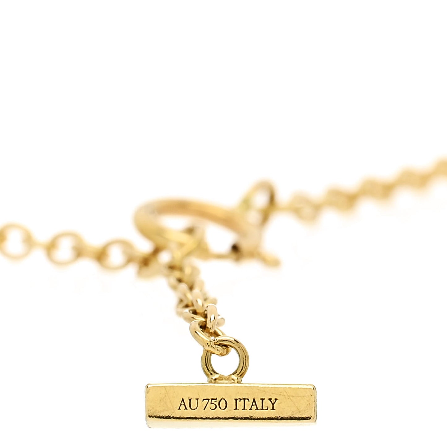 18K Yellow Gold T Smile Bracelet