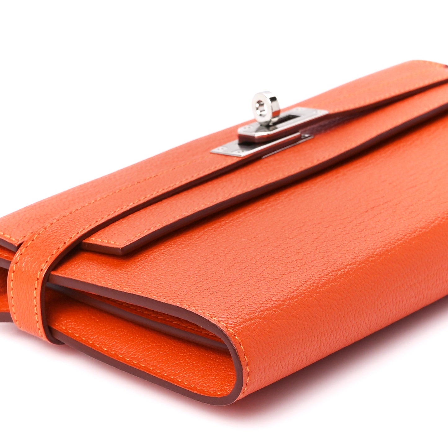Chevre Mysore Kelly Longue Wallet Feu
