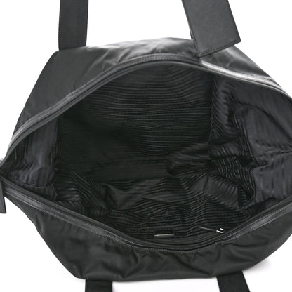 Prada Tessuto Nylon Saffiano Carry On Travel Bag Black 4 of 12