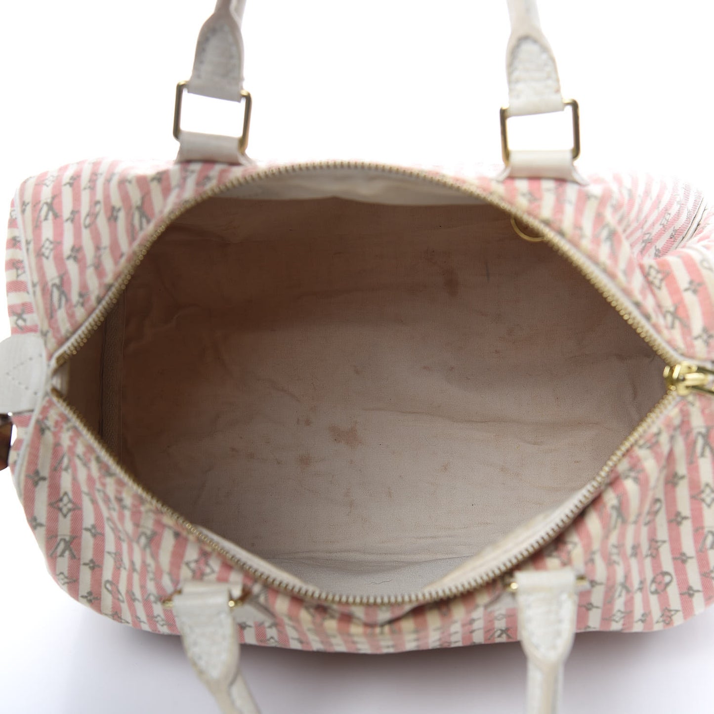 Mini Lin Croisette Speedy 30 Rouge