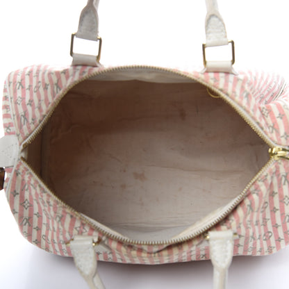 Louis Vuitton Mini Lin Croisette Speedy 30 Rouge 5 of 22