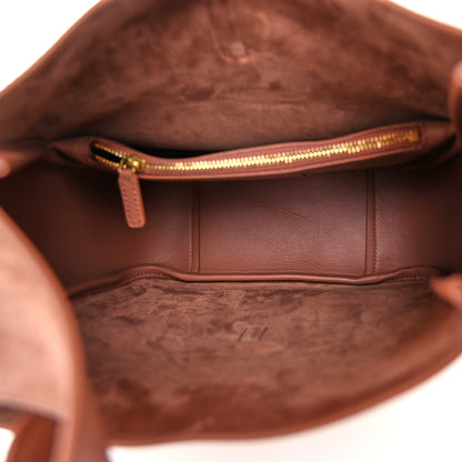 Saint Laurent Suede Calfskin Small Le 5 A 7 Soft Hobo Barely Barely Pink 5 of 10