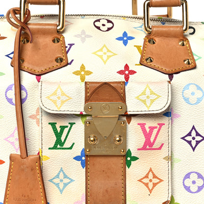 Louis Vuitton Monogram Multicolor Speedy 30 White 7 of 10