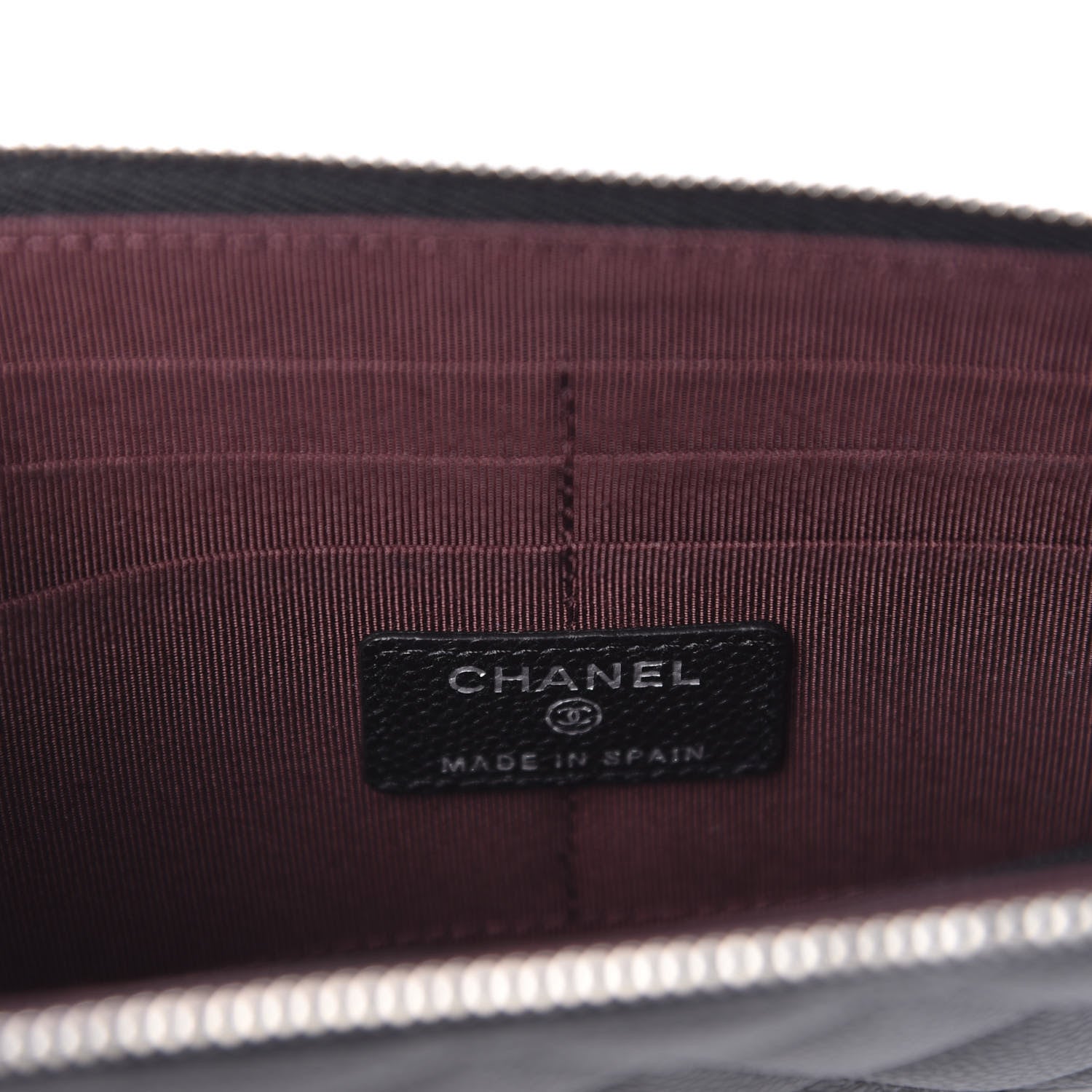 Chanel Caviar Quilted Classic Pouch With Handle Black 8 of 10