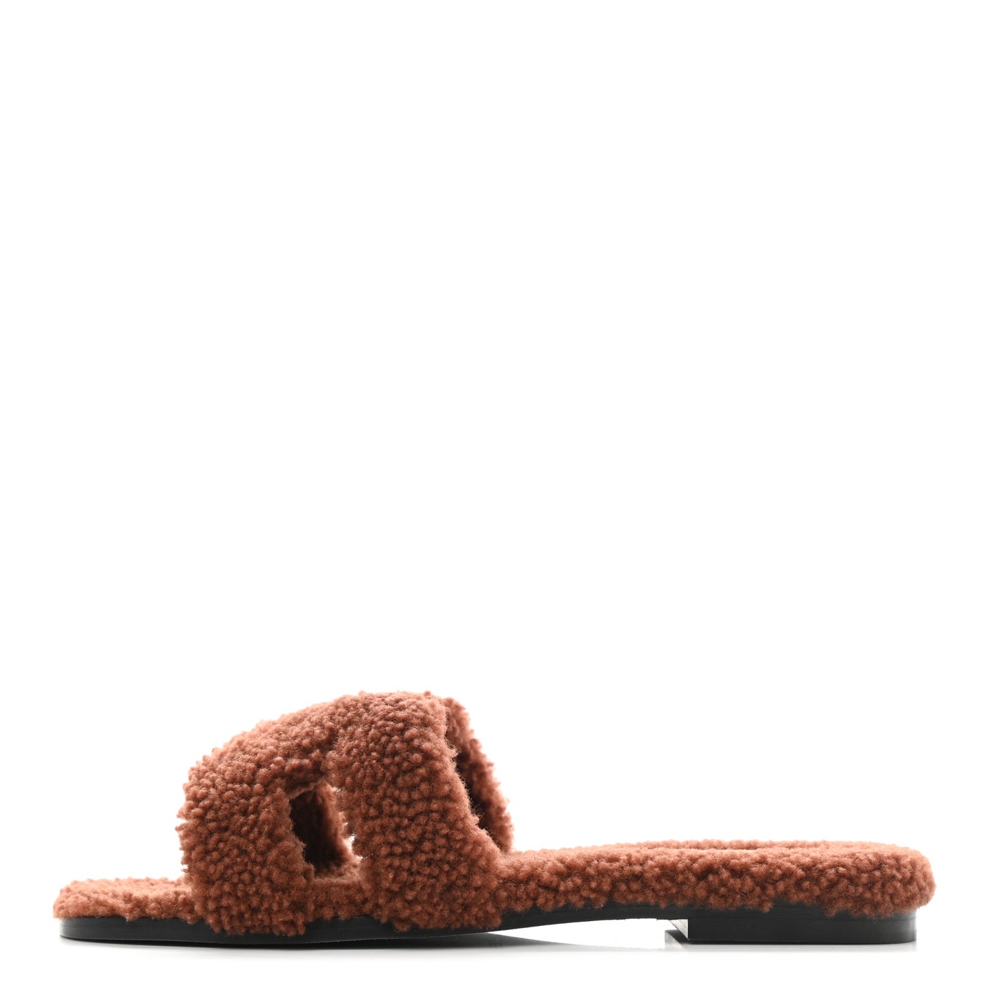 Woolskin Oran Sandals 38.5 Cognac