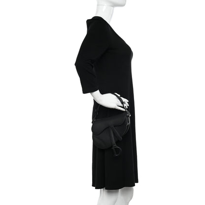 Christian Dior Ultra Matte Calfskin Mini Saddle Bag Black 2 of 9