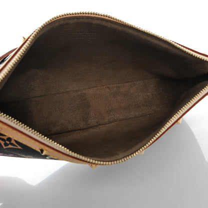 Louis Vuitton Monogram Multicolor Pochette Accessories Black 5 of 6