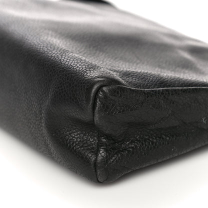 Chanel Caviar Timeless CC Cosmetic Pouch Black 12 of 20