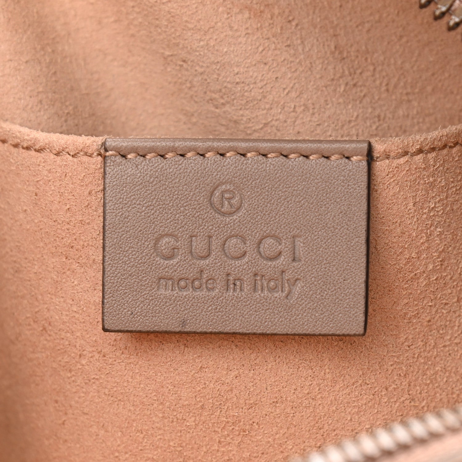 Gucci Calfskin Matelasse GG Marmont Belt Bag 85 34 Porcelain Rose 6 of 12