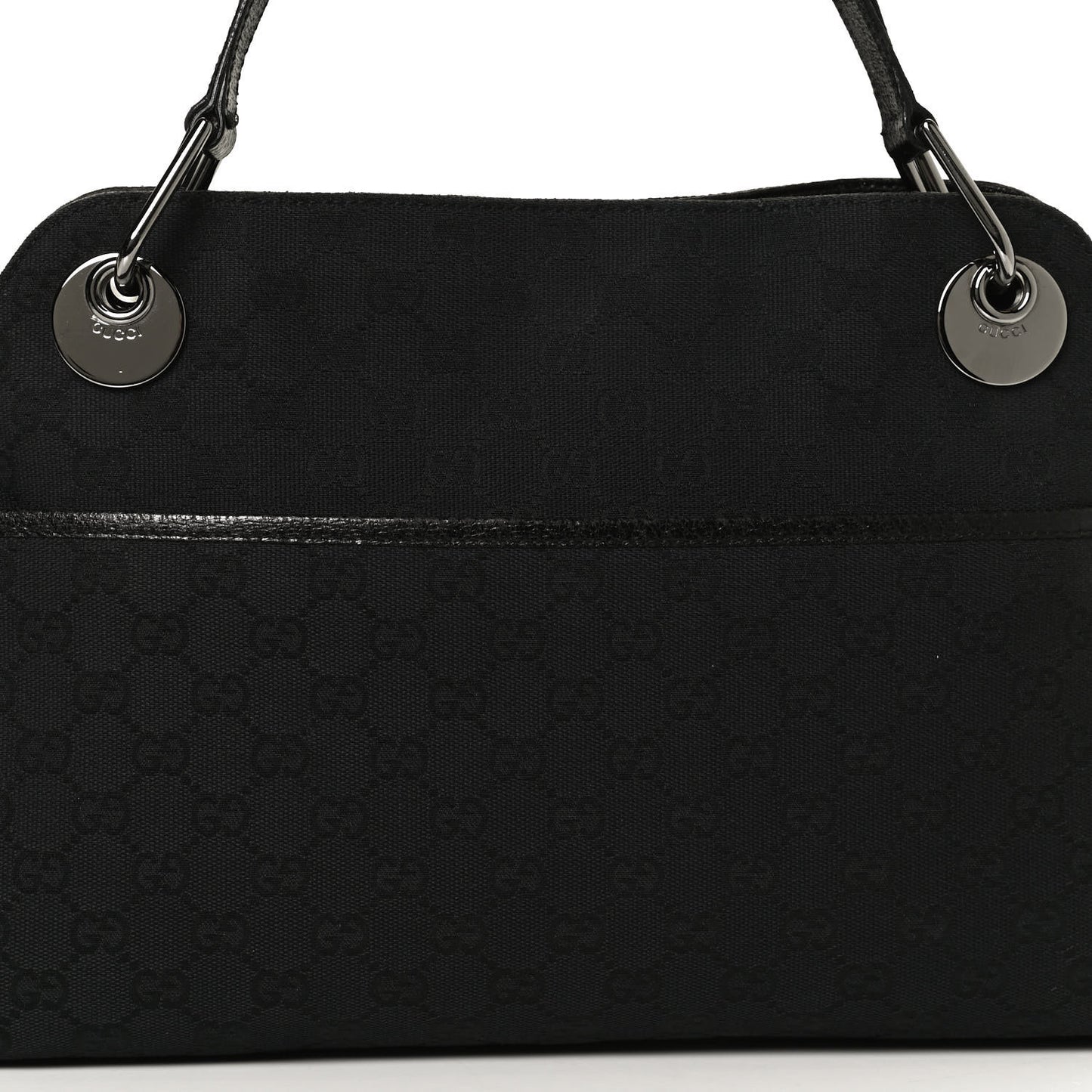 Monogram Medium Eclipse Shoulder Bag Black