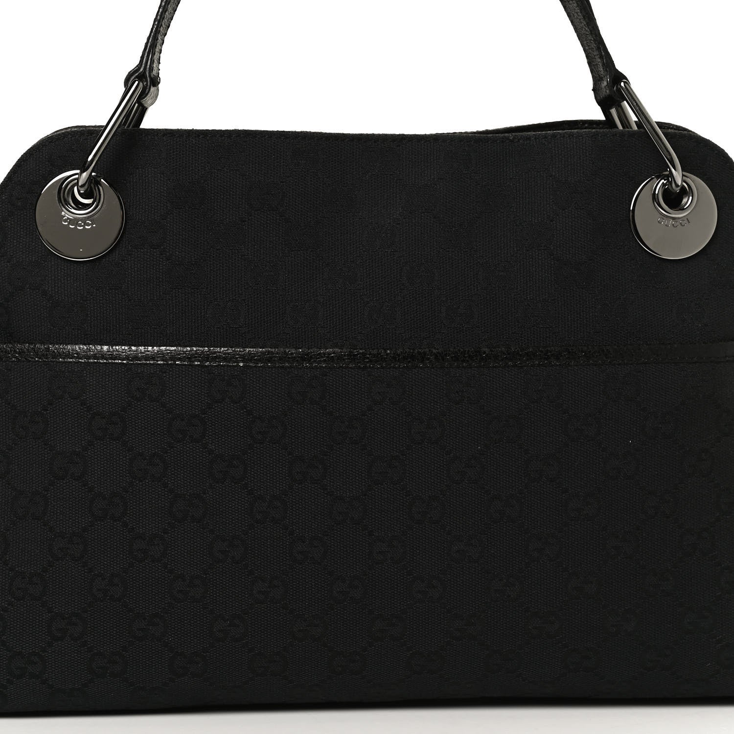 Gucci Monogram Medium Eclipse Shoulder Bag Black 8 of 13