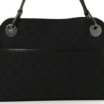 Gucci Monogram Medium Eclipse Shoulder Bag Black 8 of 13