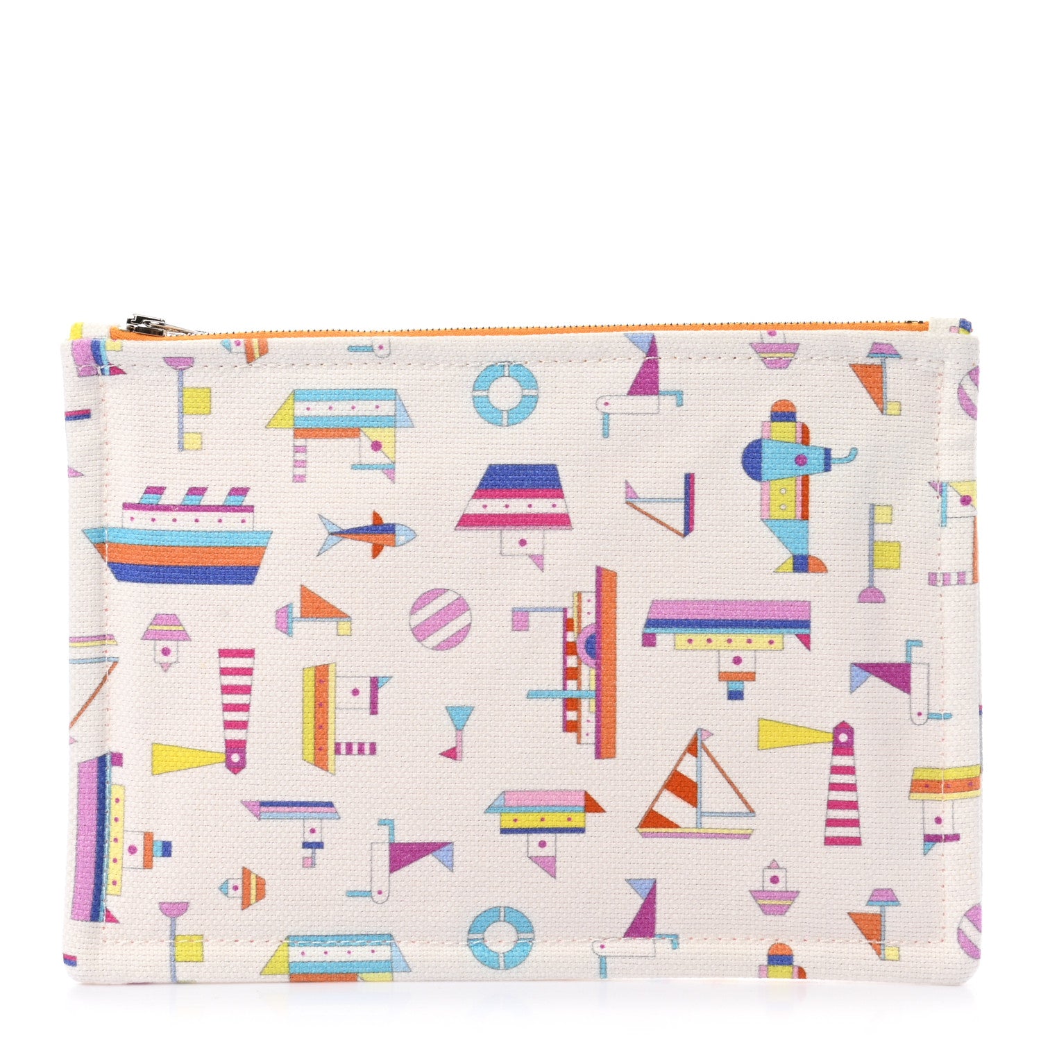 Hermes Canvas Petit Chalutier Case Grenadine 1 of 7